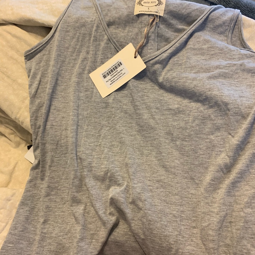 Joyfolie gray tank size large
